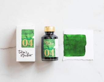 Tom's Studio - Fountain Pen Ink - New Forest Green