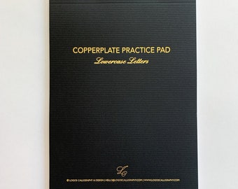 Copperplate Practice Pad - Lowercase Letters