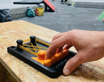 Fuerza de dedos para búlder y escalada en roca - Entrenador de agarre - Herramienta para fortalecer las manos