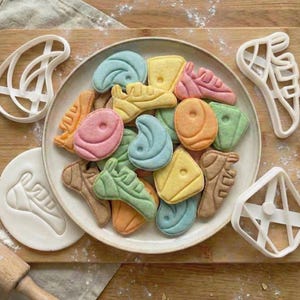 Climbing Hold and Shoe Cookie Cutter Set - For Climbers and Adventure Lovers