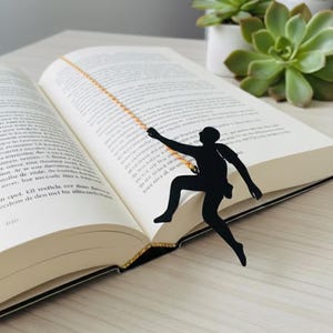 Lesezeichen für Kletterer & Boulderer – Geschenk für Kletterer, Kletterer, Outdoor Fans und Abenteurer
