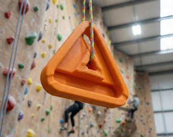 Tabla de suspensión triangular: entrenador de dedos y agarre para escaladores y atletas de búlder