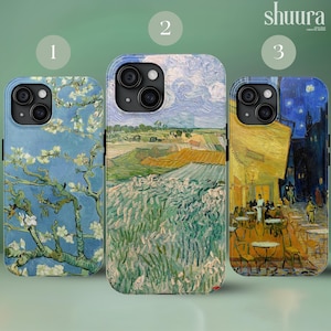 Van Gogh Kunst iPhone Hülle, Vincent Van Gogh inspiriert Handyhülle, Van Gogh Handyhülle, einzigartige künstlerische iPhone Hülle, Geschenk für Kunstliebhaber