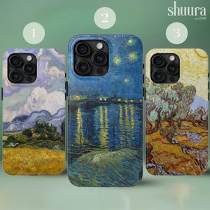 Van Gogh Kunst iPhone Hülle, Vincent Van Gogh inspiriert Handyhülle, Van Gogh Handyhülle, einzigartige künstlerische iPhone Hülle, Geschenk für Kunstliebhaber