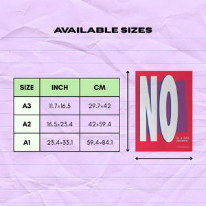 NO Is a Full Sentence - Feminist Quote Poster, Womens Rights Art, Bold Typography Wall Art, Empowering Digital Print, Tempesque Design image 9