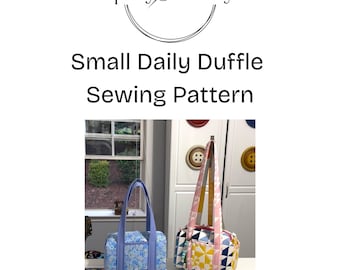 Small Daily Duffle Sewing Pattern