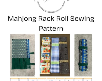 Mahjong Rack Roll Sewing Pattern
