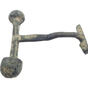 Ancient Roman crossbow style brooch (fibula) from an old collection of Iberian items