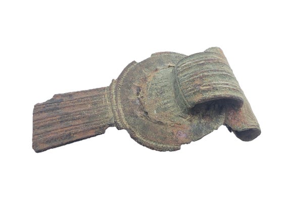 Roman Thistle brooch (fibula) from a collection gathered in the Celtiberian region