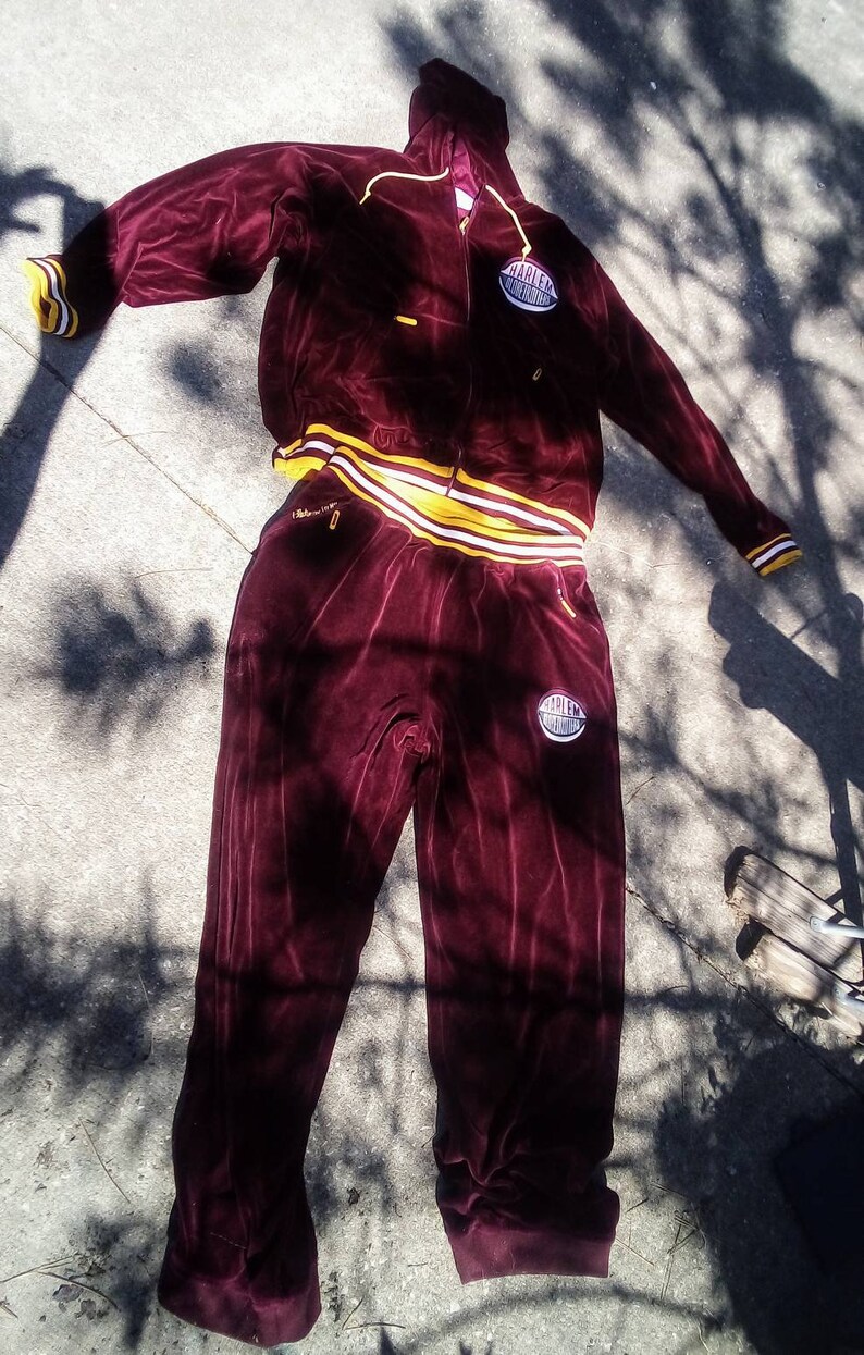 Vintage Fubu Platinum Harlem Globetrotters 2xl Jogging Suit