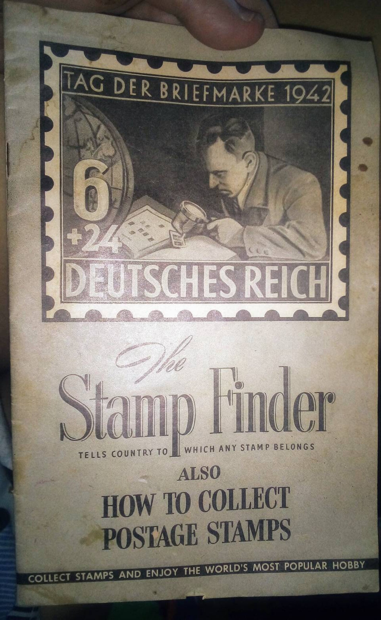 1953 Stamp Finder Booklet Philatelic Etsy