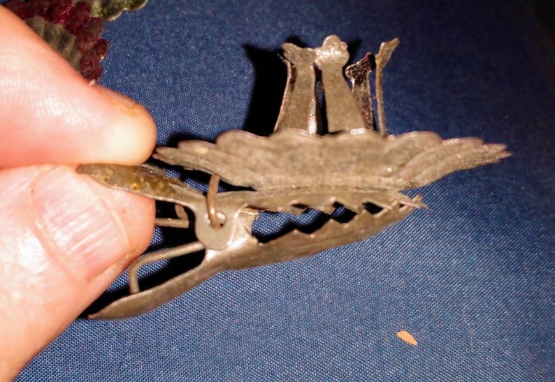 5 Vintage Tin Christmas Tree Candle Holders