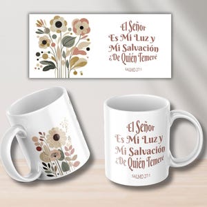 Christian Quote Wrap Template Design | 11 oz Mug Template | Religious Quote Mug Sublimation | PNG Digital Download