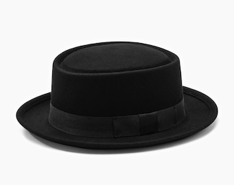 Porkpie hat, men&#39;s hat, walter white, heisenberg, pork pie, gift for him