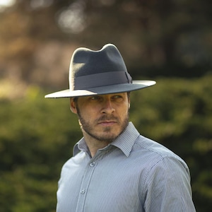 Men&#39;s fedora, wool felt hat, elegenat hat for him, ADVENTURER