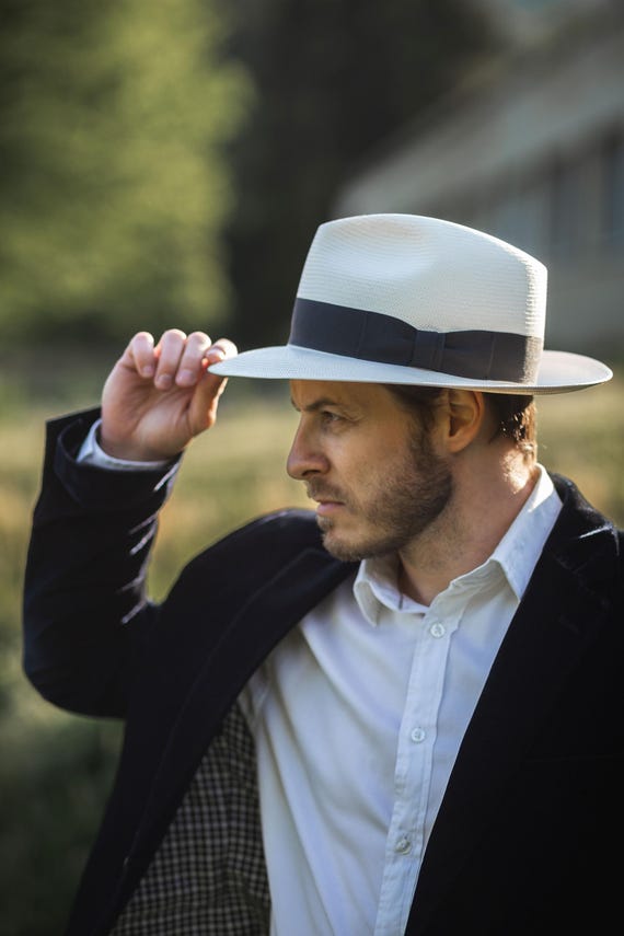 WINSTON men's summer hat, straw hat, panama hat