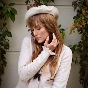 High quality merino wool beret, french beret