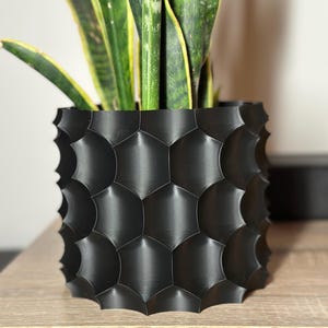 Cache-pot Ananas géométrique – Pot décoratif intérieur moderne | Salon Bureau Maison | 3 tailles disponibles