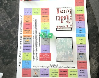 Path to Jesus Christian Board Game: Spiritual Growth Challenges