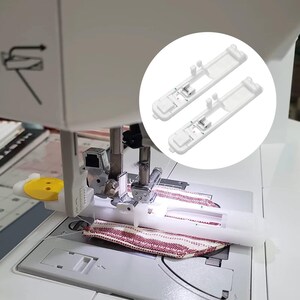 2Pcs 1-Step Buttonhole Presser Foot, Automatic Button Hole Foot for Brother Sewing Machines XC2691051