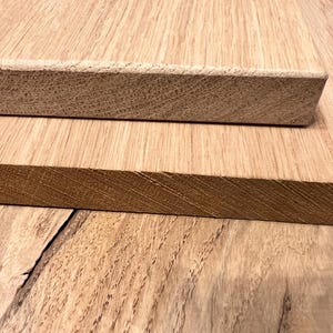 Solid oak board – custom size – individual – millimeter-precise – oak board, no glued wood, only solid wood
