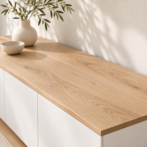 Oak Wood Panel for Your IKEA BESTA Shelf | Various Sizes | Top Panel | Solid Wood Panel for Your BESTA Shelf | Natural or Oiled