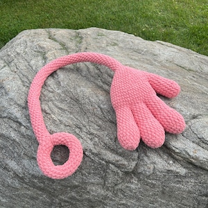 Giant Silly Hand Plushie - Crochet Decor