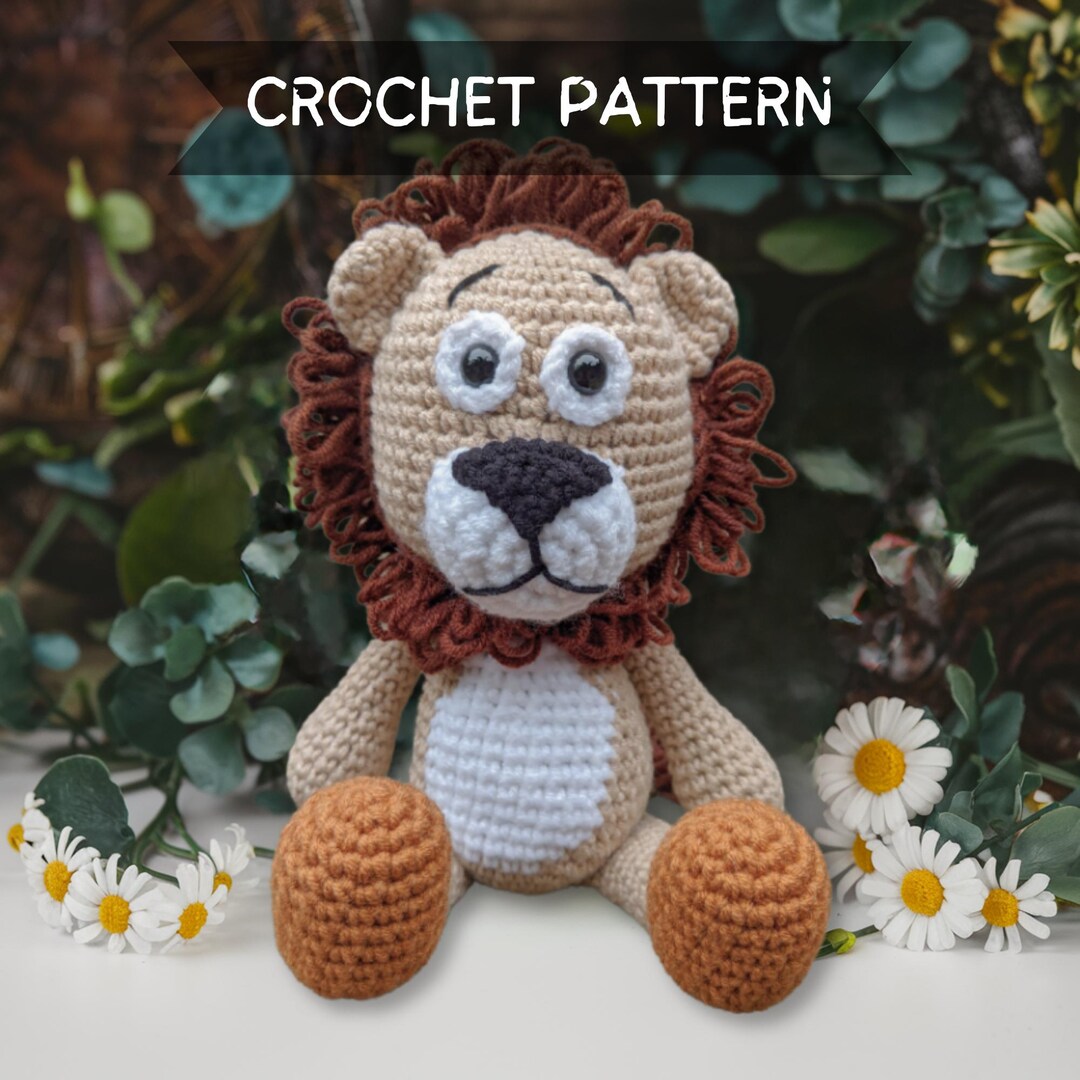 Amigurumi Crochet Lion Pattern, Cute Crochet Animals Pattern, Custom ...