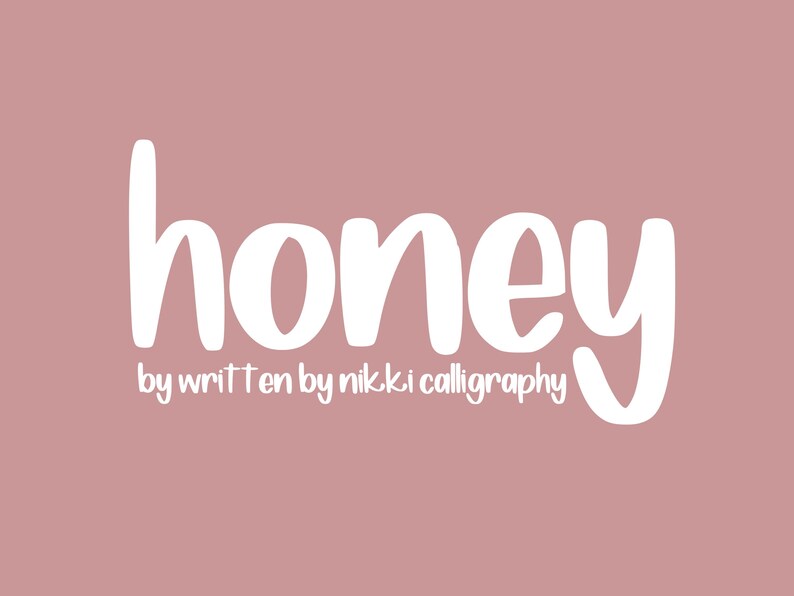 Honey Font - Serif Font, Modern Font, Cricut Font, Procreate Fonts ...