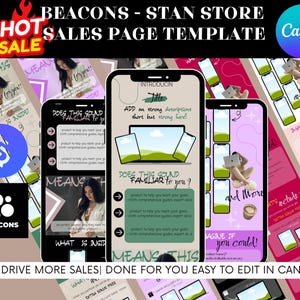 Canva Sales Page Template: High-Converting Design for Stan Store & Beacons