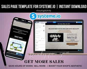 Done-for-You Systeme.io Funnel | Sell Digital Products Fast | Bonus Included