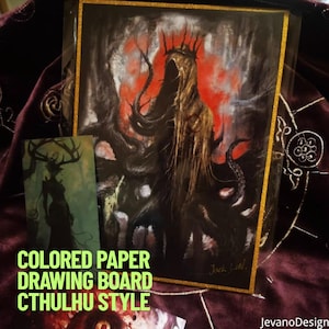 Zeichenbrett, Malpapier, Ruf des Cthulhu, Hastur Der Gelbe Lord, Cthulhu Mythos,