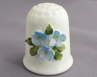 Coalport - Applied Forget-me-nots