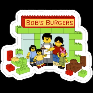 Funny Bob&#39;s Burgers Sticker Original Art