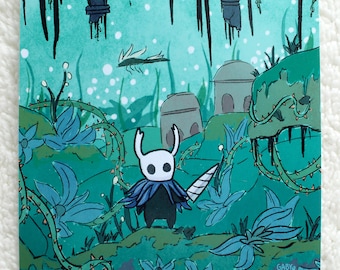 Hollow Knight Queen's Gardens-tryck