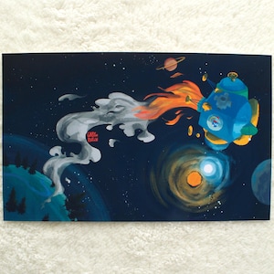 Outer Wilds inspired print