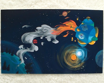 Outer Wilds inspired print