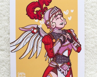 Overwatch Paladin Mercy print