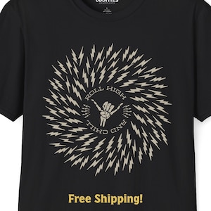 Roll High and Chill T-Shirt: Vintage DnD Dungeon Master Tee, Stoner D&D Shirt