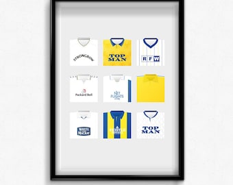 Estampado de camisetas clásicas del Leeds