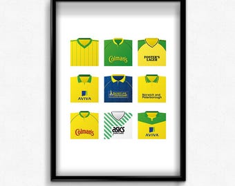 Norwich klassieke overhemden print