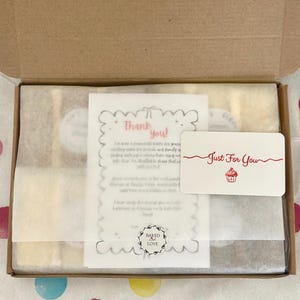 Letterbox Cake Slices Personalised Birthday Gift Box Thinking Of You Food Delivery UK image 6