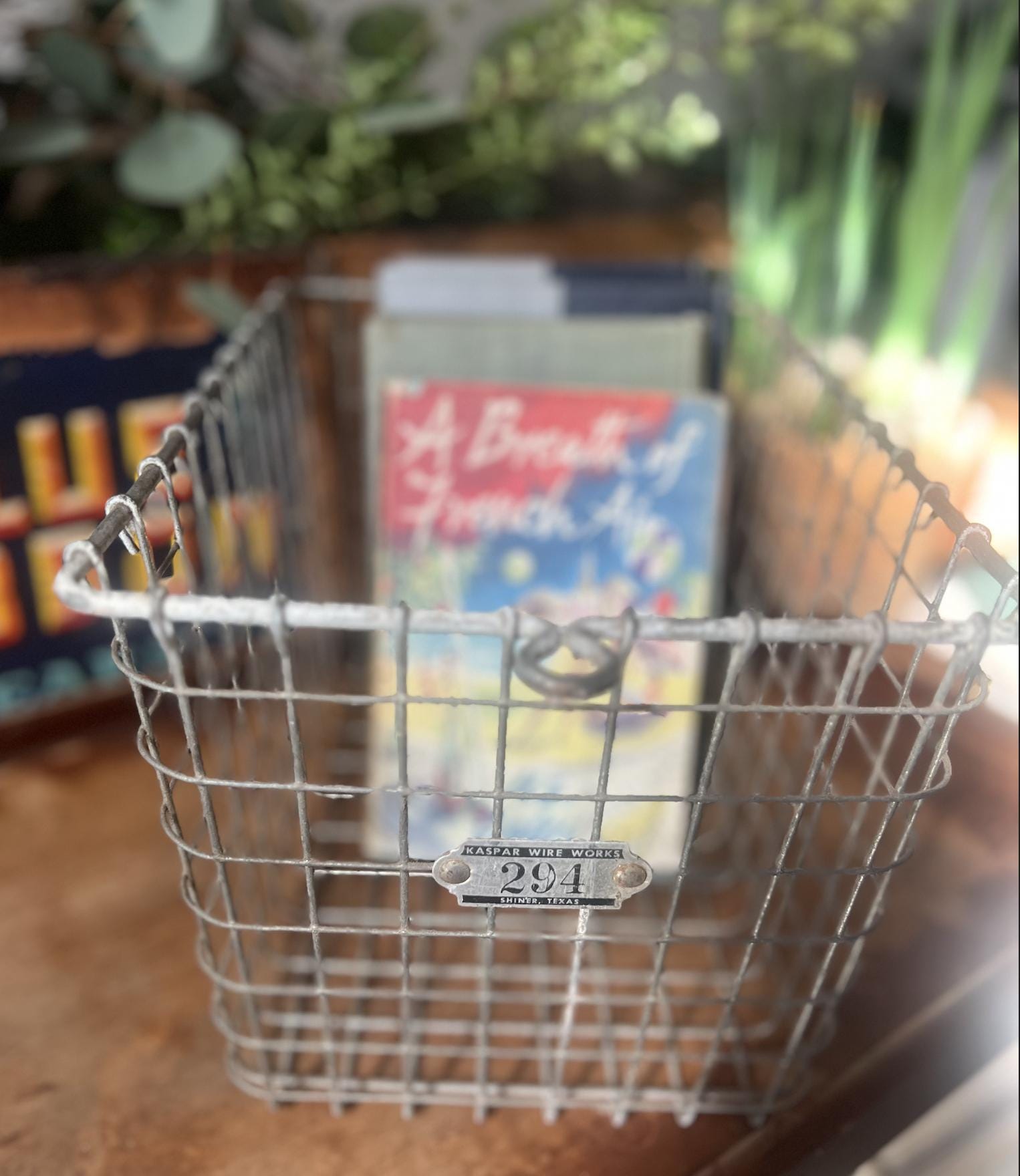 Kaspar Wire Works Basket - Etsy