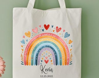 Personalised Teacher Name Tote Bag, Teacher Gifts, Appreciation Bag, School Leaving Gift, Gift For Teacher, Personalized Teacher Gift