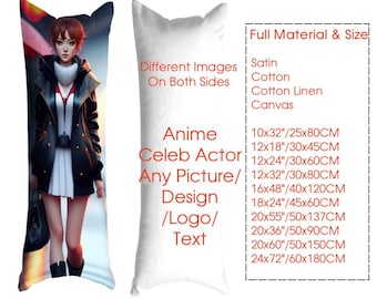 Oreiller Dakimakura personnalisé, taie d'oreiller personnalisée, housse de coussin anime, cadeaux de mariage, cadeau de la Saint-Valentin, cadeau d'anniversaire, NSFW,