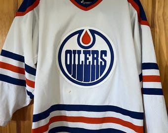 Vintage Blank Away Edmonton Oilers CCM Hockey Jersey