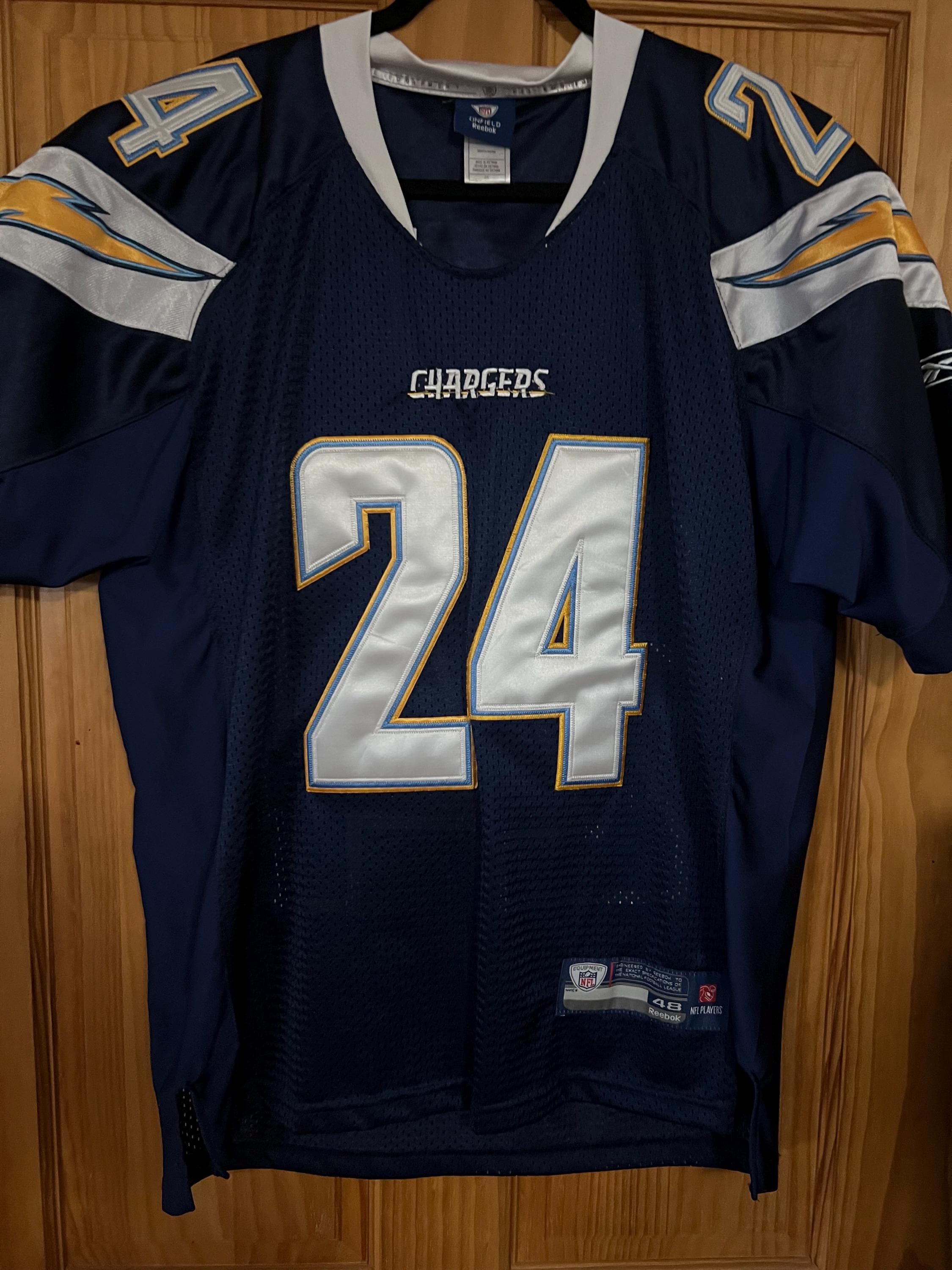 リーボック製　NFL ロサンゼルス・チャージャーズ　ユニフォーム [セール！] Reebok NFL Los Angeles Chargers Darren Sproles #43 On Field