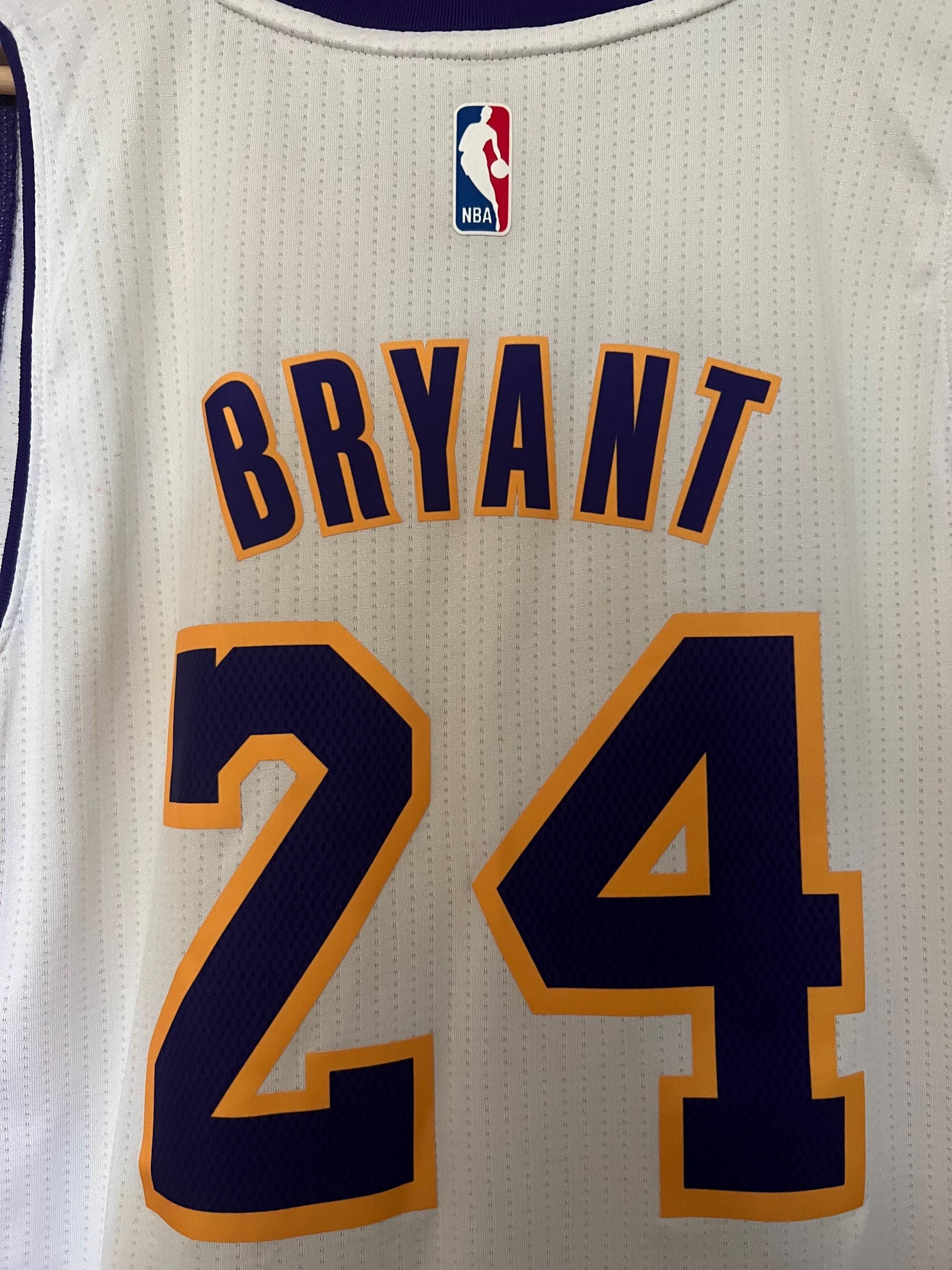 Kobe Bryant Away Los Angeles Lakers Adidas Number 24 Jersey - Etsy