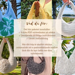 Virka sex olika väskor med ett enda köp.
