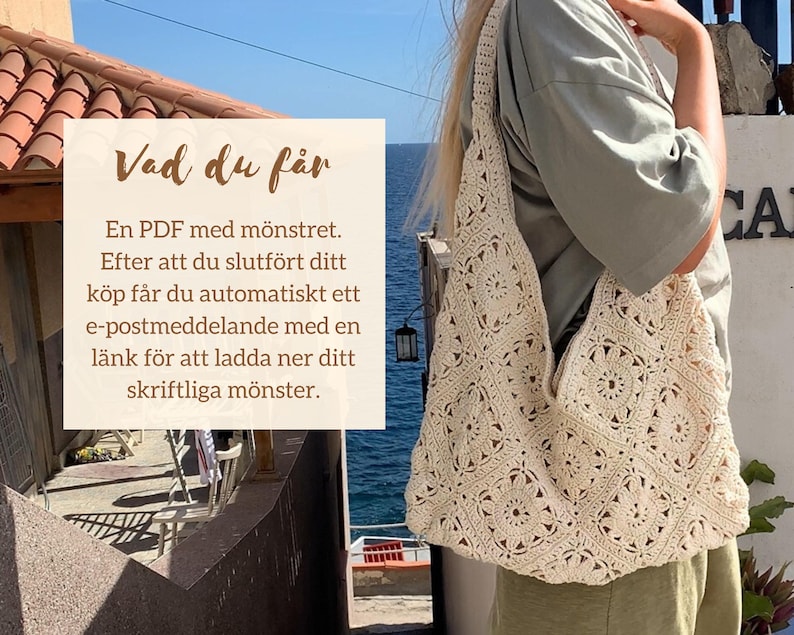 Vad du får:

    Ett digitalt virkmönster i PDF-format
    Detaljerade steg-för-steg-instruktioner
    Bilder som visar viktiga moment